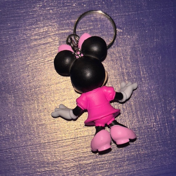 Disney Pink Minnie Mouse Keychain - Picture 3 of 4